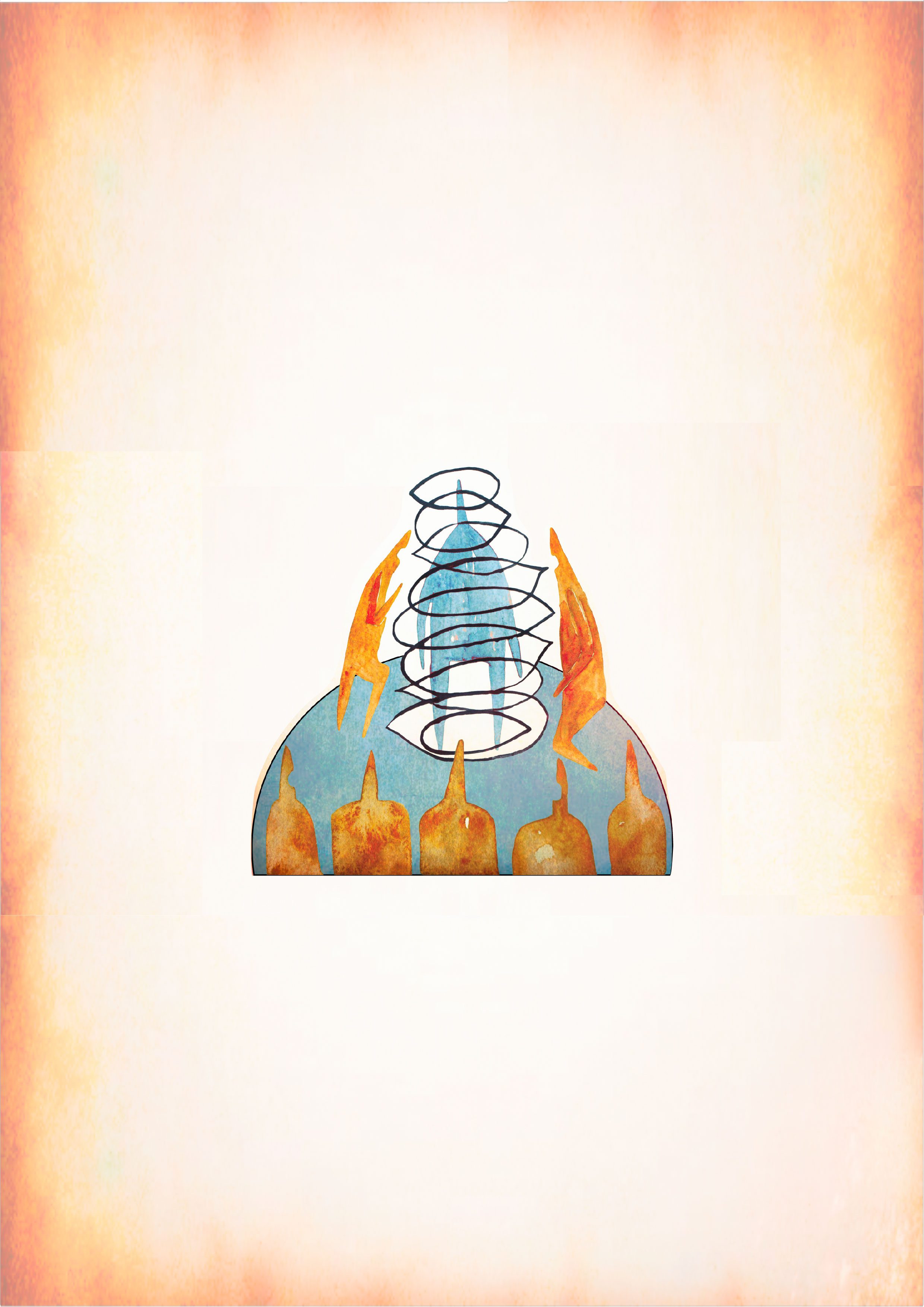 An image of a donut with flaming decorations illustrating majority influence on food trends.