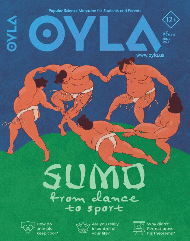 The cover of oyla sumo from dance to sport.