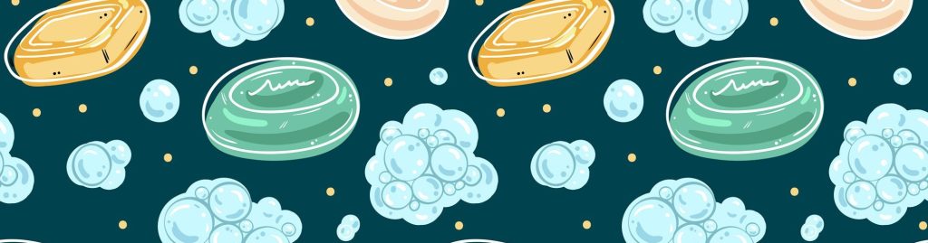 A whimsical pattern with countless stars and planets.