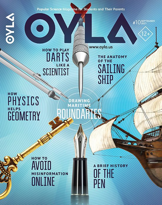 The cover of oyla magazine.