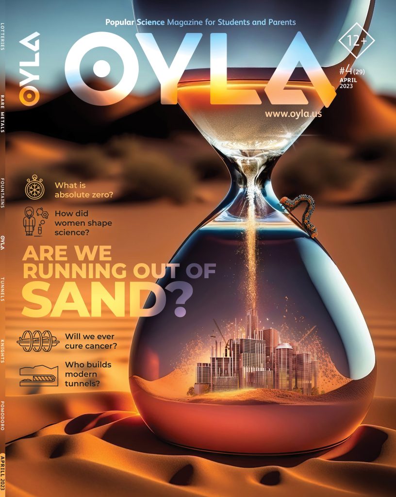 The cover of oyla magazine.