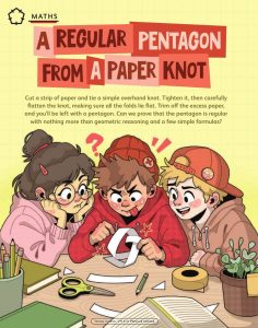 Opening page of “A Knotty Problem” in OYLA 12+, Vol. 12, Issue 10 (October 2026)
