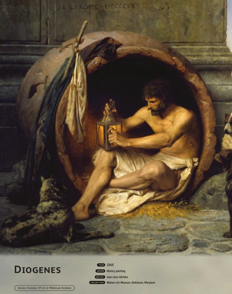 Opening page of “Diogenes” in OYLA 12+, Vol. 12, Issue 10 (October 2026)