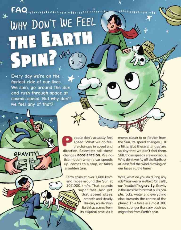 Why Don’t We Feel the Earth Spin?